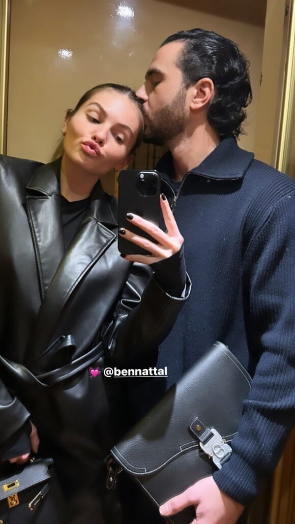Thylane Blondeau et son chéri Ben ont fêté la Saint Valentin. @ Instagram / Thylane Blondeau