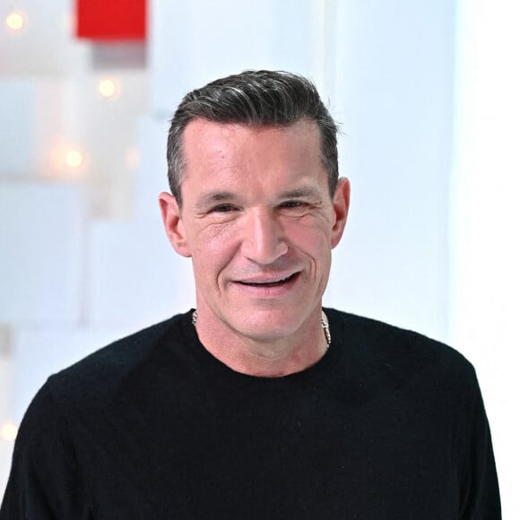 Exclusif - No Web - Benjamin Castaldi lors de l'enregistrement de l'émission "Vivement Dimanche spéciale Yves Montand" au Studio Gabriel à Paris, présentée par M.Drucker et diffusée le 14 novembre sur France 2. Le 28 octobre 2021 © Guillaume Gaffiot / Bestimage