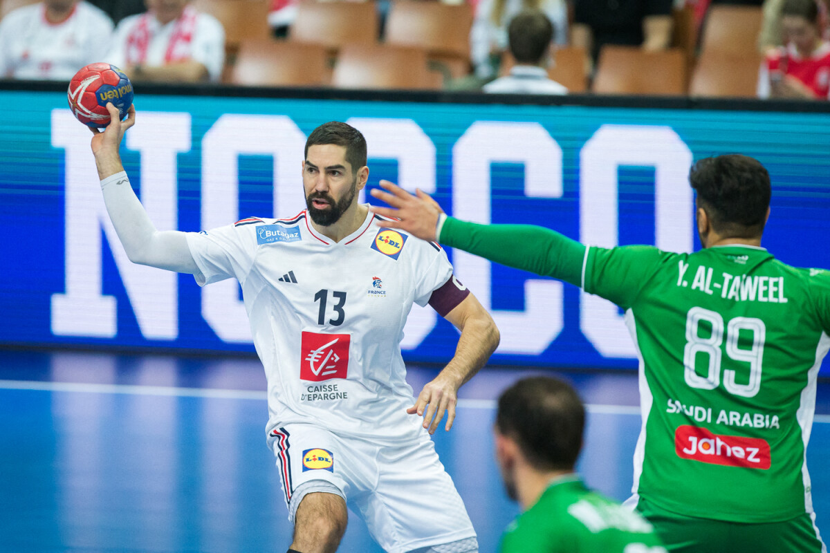 Photo : Nikola Karabatic (France) Lors Du Tour Préliminaire Du ...