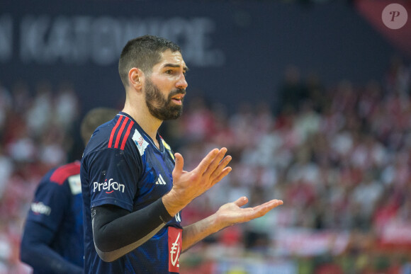 Il a tenu à remercier ses fans et ses proches pour leur soutien.
Nikola Karabatic (France) - Championnat du monde de handball - Match "France - Pologne (26-24)" à Katowice, le 11 janvier 2023.