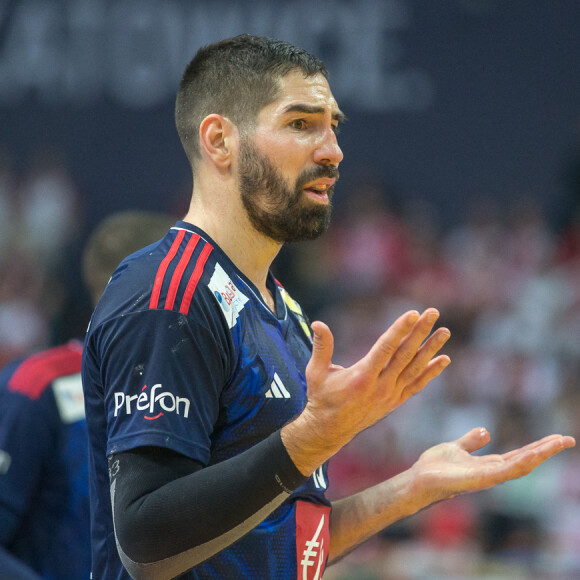 Il a tenu à remercier ses fans et ses proches pour leur soutien.
Nikola Karabatic (France) - Championnat du monde de handball - Match "France - Pologne (26-24)" à Katowice, le 11 janvier 2023.