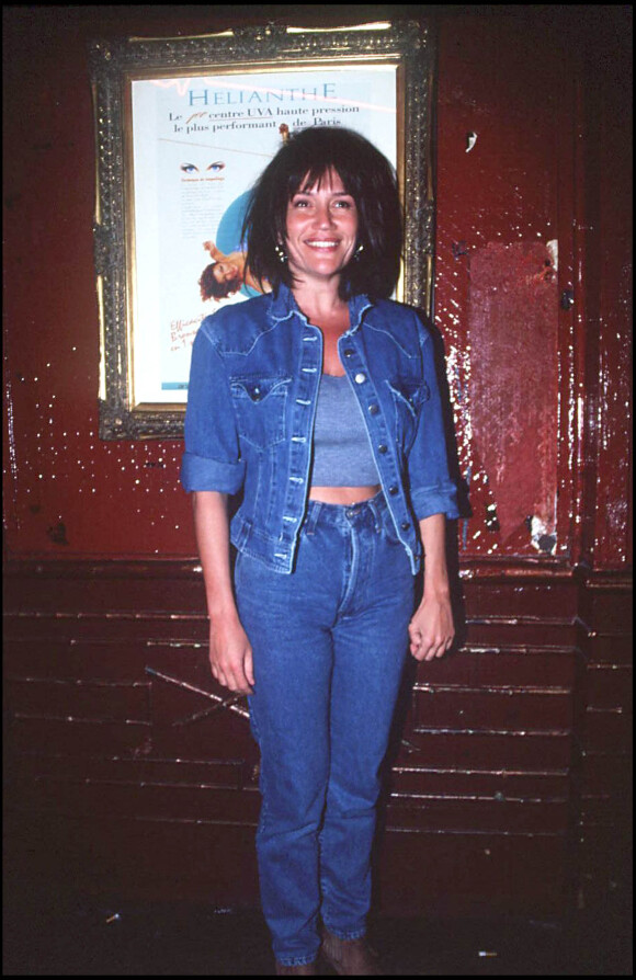 Clémentine Celarié aux Bains Douches à Paris en 1994