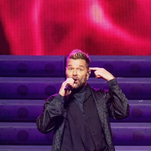 Ricky Martin - Ricky Martin et Enrique Iglesias électrisent la foule lors de leur concert jumelé à Orlando, le 30 octobre 2021. 