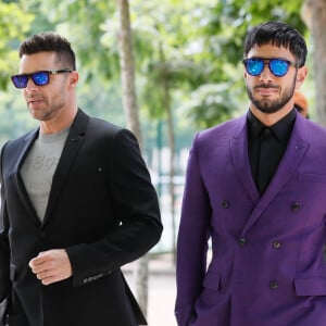 Ricky Martin et son mari Jwan Yosef - Arrivées au défilé de mode Hommes printemps-été 2020 "Berluti" à Paris. Le 21 juin 2019 © Veeren Ramsamy-Christophe Clovis / Bestimage 