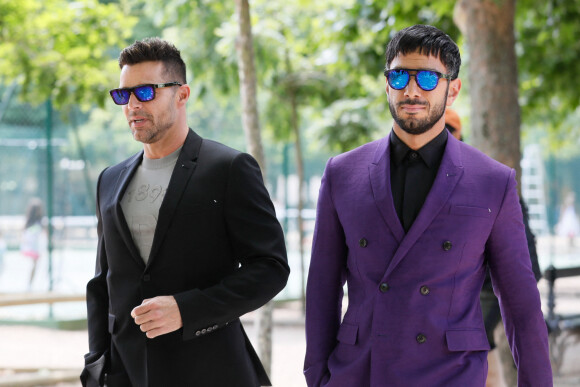 Ricky Martin et son mari Jwan Yosef - Arrivées au défilé de mode Hommes printemps-été 2020 "Berluti" à Paris. Le 21 juin 2019 © Veeren Ramsamy-Christophe Clovis / Bestimage 