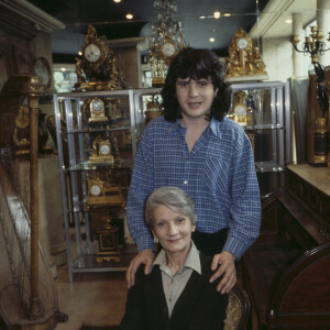 Archives - Rendez-vous avec Daniel Balavoine et sa mère Elisabeth. Le 29 mai 1979. © Alain Canu via Bestimage