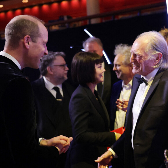 Le prince William, prince de Galles, et Catherine (Kate) Middleton, princesse de Galles, arrivent à la 76ème cérémonie des British Academy Film Awards (BAFTA) au Royal Albert Hall à Londres, le 19 février 2023. 