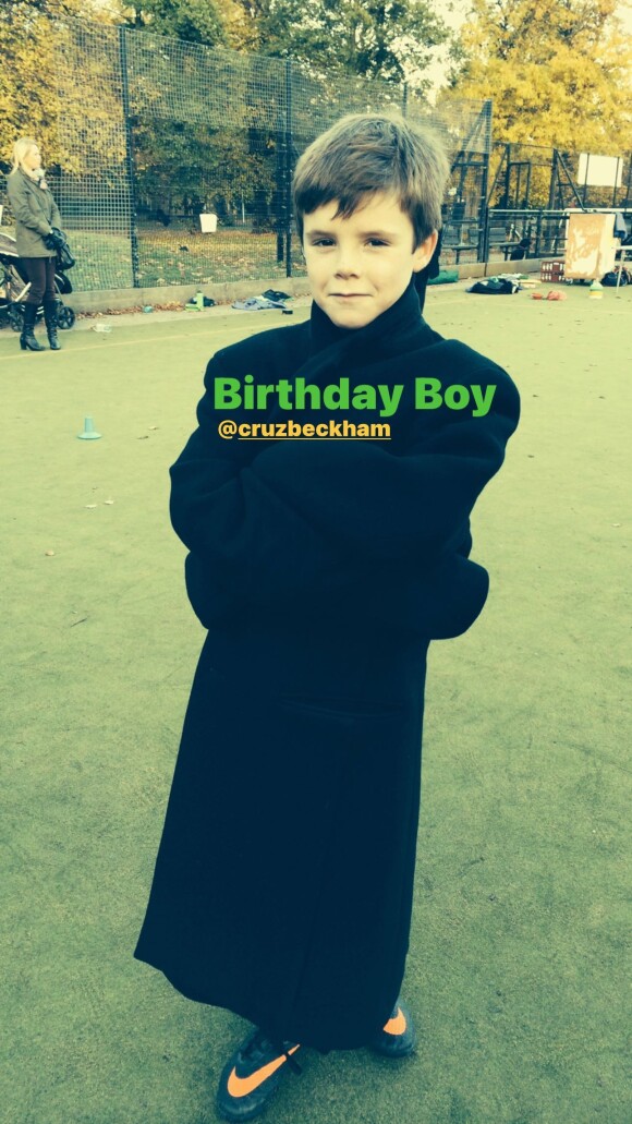 Photo de Cruz Beckham via Instagram à l'occasion de son 18ème anniversaire le 20 février 2023.