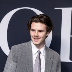 Cruz Beckham lors du défilé Dior lors de la Fashion Week Homme automne-hiver 2023/24 de Paris, France, le 20 janvier 2023. © Olivier Borde/Bestimage 