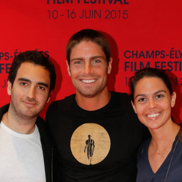 Exclusif - David Solal, Tom Leeb, Elsa Leeb - Programme de Courts Métrages Français au cinéma le Lincoln lors du 4ème Champs-Elysées Film Festival à Paris le 10 juin 2015.