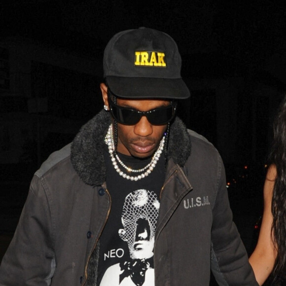 Kylie Jenner et son compagnon Travis Scott ont dîné au restaurant Craig's à West Hollywood le 13 octobre 2022.