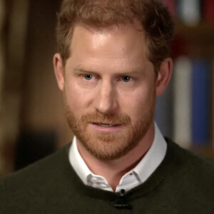 Bande-annonce de l'interview du prince Harry, duc de Sussex, par Anderson Cooper pour l'émission "60 Minuts" qui sera diffusée le 8 janvier 2023, deux jours avant la sortie de l'autobiographie du prince "Spare" ("Le Suppléant"). L'interview a été réalisée dans une demeure proche de celle du prince Harry en Californie. Le 4 janvier 2023.