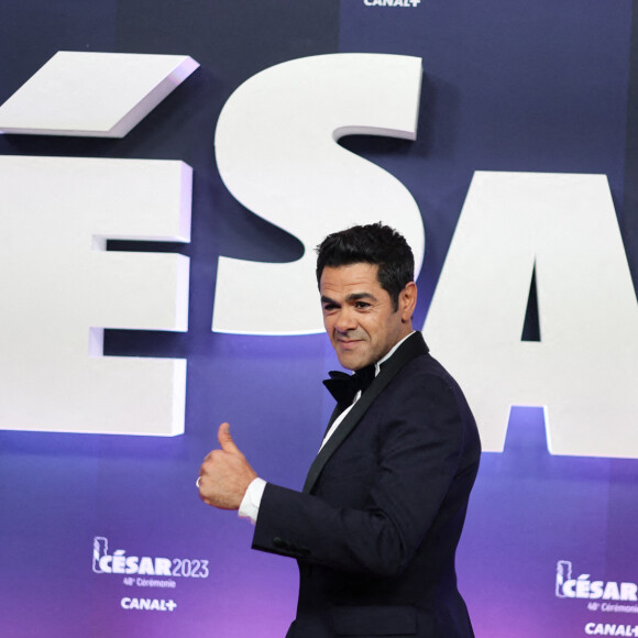 Jamel Debbouze au photocall de la 48ème cérémonie des César à l'Olympia à Paris le 24 février 2023 © Dominique Jacovides / Olivier Borde / Bestimage 