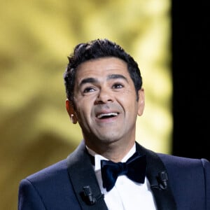 Jamel Debbouze donnait des conseils pour que les films d'auteur fasse plus d'entrées. 
Jamel Debbouze - 48ème cérémonie des César à l'Olympia à Paris le 24 février 2023 © Borde / Jacovides / Bestimage 