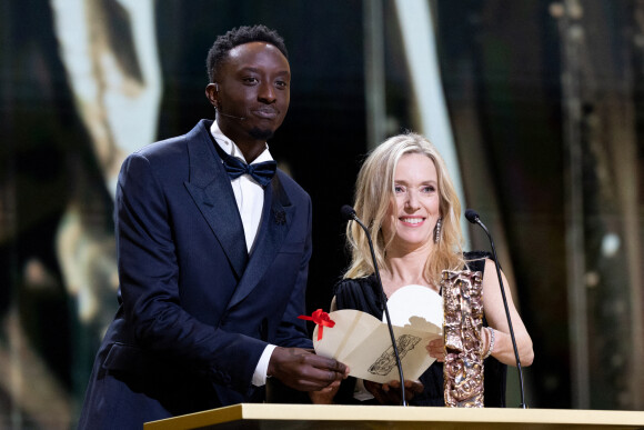 Ahmed Sylla, Léa Drucker (robe Chloé, chaussures Louboutin, bijoux Boucheron) - 48ème cérémonie des César à l'Olympia à Paris le 24 février 2023 © Borde / Jacovides / Bestimage 