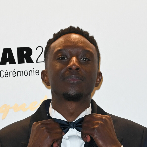 Ahmed Sylla - Photocall au Fouquet's après la 48ème cérémonie des César à Paris © Coadic Guirec / Bestimage 