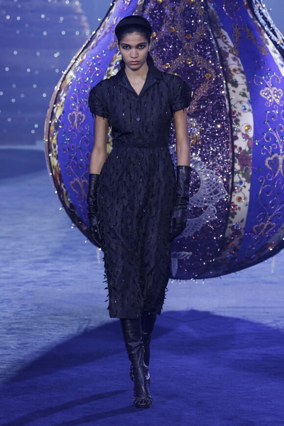 Défilé Christian Dior prêt-à-porter automne-hiver 2023/2024 lors de la Fashion Week de Paris (PFW), au jardin des Tuileries à Paris, France, le 28 février 2023. 