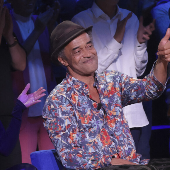 Une photo plutôt marrante dévoilée par le chanteur, qui continue de s'éclater et de faire ce qui lui plaît !
Exclusif - Yannick Noah - Enregistrement de l'émission "La boîte à secrets 13", présentée par F.Bollaert, et diffusée le 21 octobre sur France 3. Pour cette nouvelle émission de "La boîte à secrets", Faustine Bollaert accueille Y. Noah, A. Bent et G. Montagné pour une soirée toujours plus festive et émouvante. Chaque invité a le plaisir de découvrir des surprises réalisées sur mesure avec la complicité de ses proches ! Alors, préparez-vous à découvrir des archives personnelles de nos invités, chanter les plus grands tubes d'hier et d'aujourd'hui, tenter de retrouver l'identité d'un invité mystère et des images exclusives tournées avec l'entourage des invités ! Joies, émotions, fous rires, tubes, retrouvailles et révélations seront au menu de votre soirée. © Jack Tribeca / Bestimage