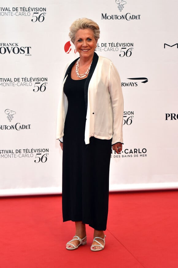Françoise Laborde - Cérémonie d'ouverture du 56ème Festival de télévision de Monte-Carlo, le 12 juin 2016. © Bruno Bebert/Bestimage
