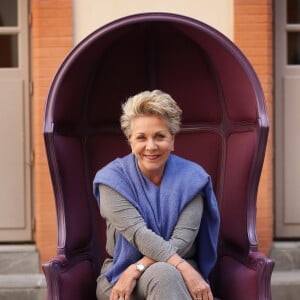 Exclusif - Françoise Laborde (membre du jury) pose lors du Grand Gala "Les Fous Rires de Toulouse" à Toulouse le 13 mars 2016. © Patrick Bernard/Bestimage