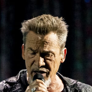 Exclusif - Florent Pagny - Concert hommage à Johnny Hallyday "Que je t'aime" à l'AccorHotels Arena Paris Bercy à Paris. Le 14 septembre 2021 © Borde-Jacovides-Moreau / Bestimage 