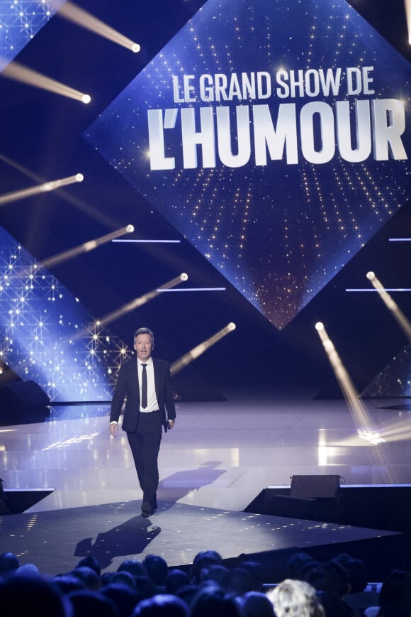 Exclusif - Jean-Luc Lemoine - Enregistrement de l'émission "Le Grand Show de l'Humour : quels sont vos humoristes préférés en 2023 ?", diffusée le 11 février sur France 3. © Jack Tribeca / Bestimage