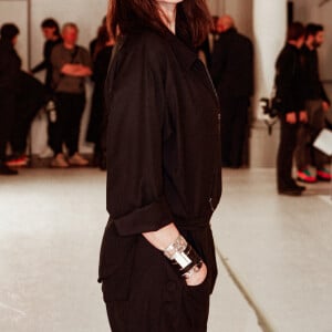 Helena Noguerra - Front Row du défilé de mode Haute-Couture Julien Fournié à la Salle Gaveau lors de la Fashion Week Printemps-été 2023 de Paris, France, le 24 janvier 2023. © Christophe Clovis/Bestimage