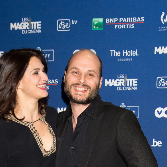 Helena Noguerra et son compagnon Fabrice Du Welz - 6ème édition de la cérémonie des Magritte du cinéma à Bruxelles en Belgique le 6 février 2016.