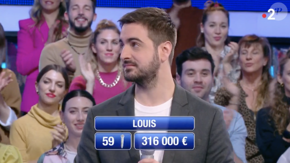 Le nouveau champion du jeu musical s'appelle Louis et il continue sur sa belle lancée après avoir accumulé plus de 300 000 euros d'euros.