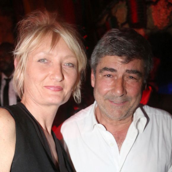 Prix Spécial - Exclusif - Patrice Drevet et sa femme Corinne - Première soirée "La guinguette de Régine" au Balajo présentée par Régine, Marc Zaffuto et Emmanuel d'Orazio le 26 mai 2014.