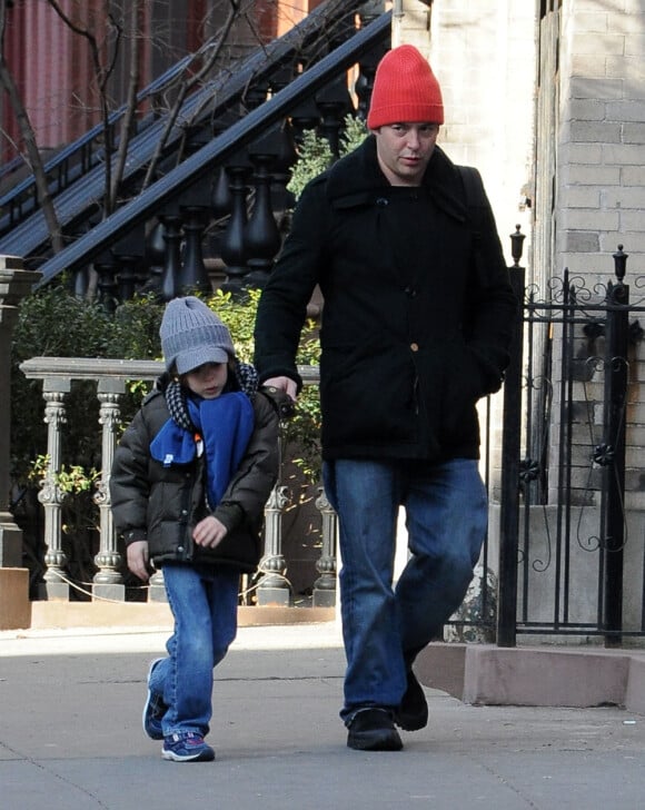 Matthew Broderick et son fils James (février 2010)