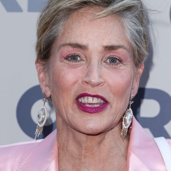 Sharon Stone au photocall de la soirée Core Gala à Los Angeles le 10 juin 2022. 