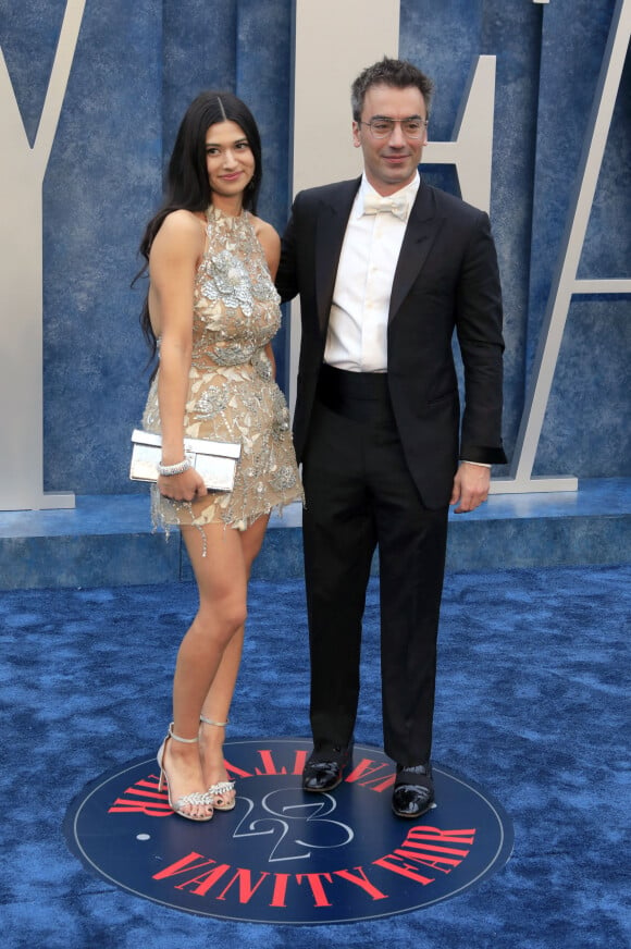 Paige Garnica et Fernando Garcia au photocall de la soirée "Vanity Fair" lors de la 95ème édition de la cérémonie des Oscars à Los Angeles, le 12 mars 2023. 