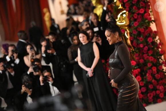 RIHANNA (enceinte) au photocall de la 95ème édition de la cérémonie des Oscars à Los Angeles, le 12 mars 2023. © Kevin Sullivan via Zuma Press/Bestimage 