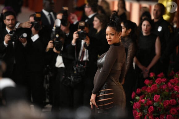 RIHANNA (enceinte) au photocall de la 95ème édition de la cérémonie des Oscars à Los Angeles, le 12 mars 2023. © Kevin Sullivan via Zuma Press/Bestimage 