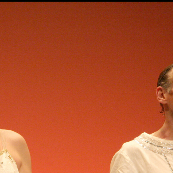 Patrick Dupond et Leila Da Rocha à l'espace Cardin à Paris.