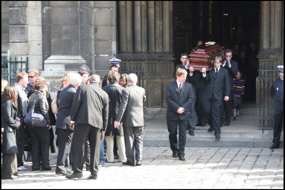 Les obsèques d'Alain Bashung en l'église de Saint-Germain-des-prés en 2009