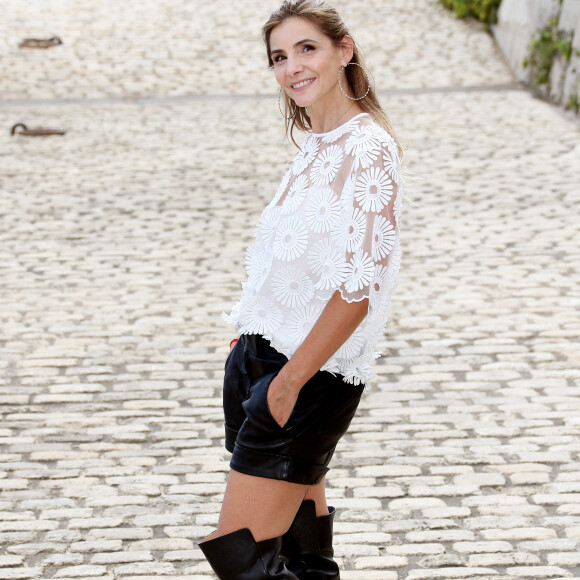 Clotilde Courau - Photocall de "La cour" lors de la 24ème édition du Festival de la Fiction TV de La Rochelle. Le 14 septembre 2022 © Patrick Bernard / Bestimage