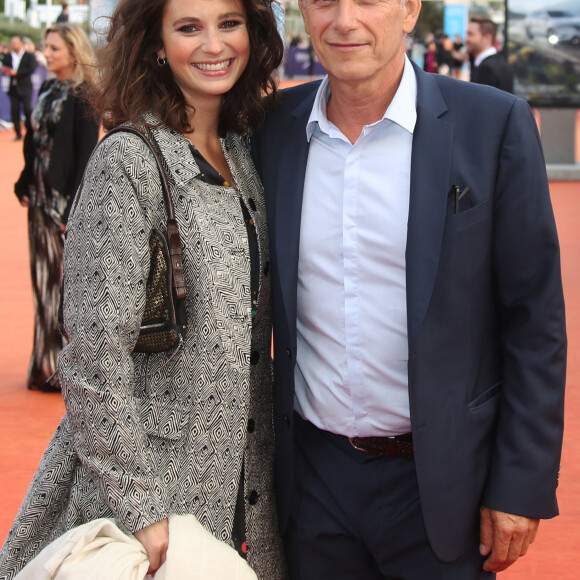 Charles Berling et Pauline Cheviller à la première de "Le Château de Verre" lors de la soirée de clôture du 43ème Festival du Cinéma Américain de Deauville, le 9 septembre 2017. © Denis Guignebourg/Bestimage