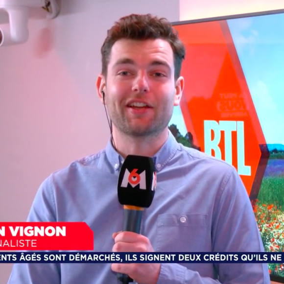 En direct dans l'émission, le chroniqueur l'a contacté
Julien Courbet dans son émission "Ca peut vous arriver" sur M6. Il rigole avec son journaliste Stan Vignon.