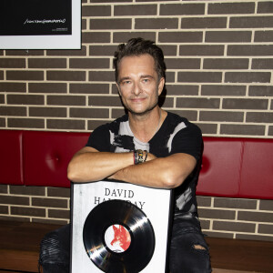 David Hallyday reçoit son disque de platine à la seine musicale à Paris le 25 juin 2019. © Pierre Perusseau/Bestimage