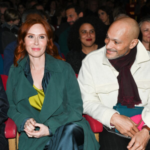 Le couple est parent d'un enfant, Lou, né en 2015.
Audrey Fleurot et son compagnon Djibril Glissant - Inauguration de la statue de cire de "Audrey Fleurot" au musée Grévin à Paris le 16 mars 2023. © Coadic Guirec/Bestimage