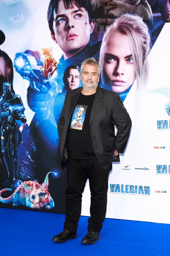 Luc Besson à la première de "Valérian et la Cité des milles planètes" à Berlin, le 19 juillet 2017.
