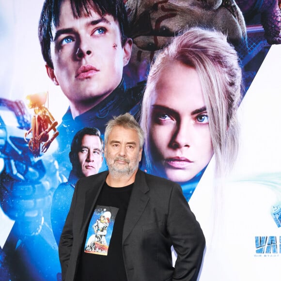 Luc Besson à la première de "Valérian et la Cité des milles planètes" à Berlin, le 19 juillet 2017.