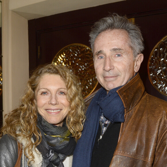 Thierry Lhermitte et sa femme Hélène - People à la générale de la pièce "L'être ou pas" au Théâtre Antoine à Paris le 21 mars 2016. © Coadic Guirec/Bestimage