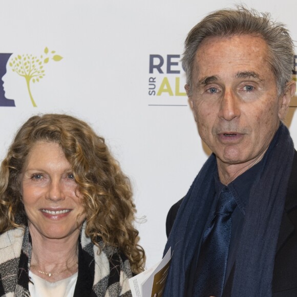 Thierry Lhermitte et sa femme Hélène au concert du 13ème Gala 2018 de l'Association pour la Recherche sur Alzheimer à la salle Pleyel à Paris le 12 février 2018. © Coadic Guirec-Pierre Perusseau/Bestimage