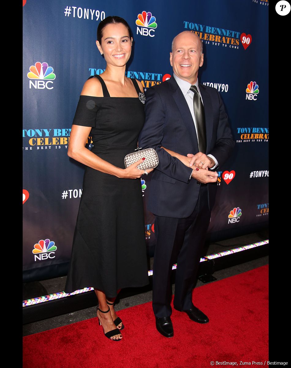 Emma Heming Willis et son mari Bruce Willis au concert de 'Tony Bennett Celebrates 90: The Best is Yet to Come'' à New York, le 15 septembre 2016 © Sonia Moskowitz/Globe Photos via Zuma/Bestimage