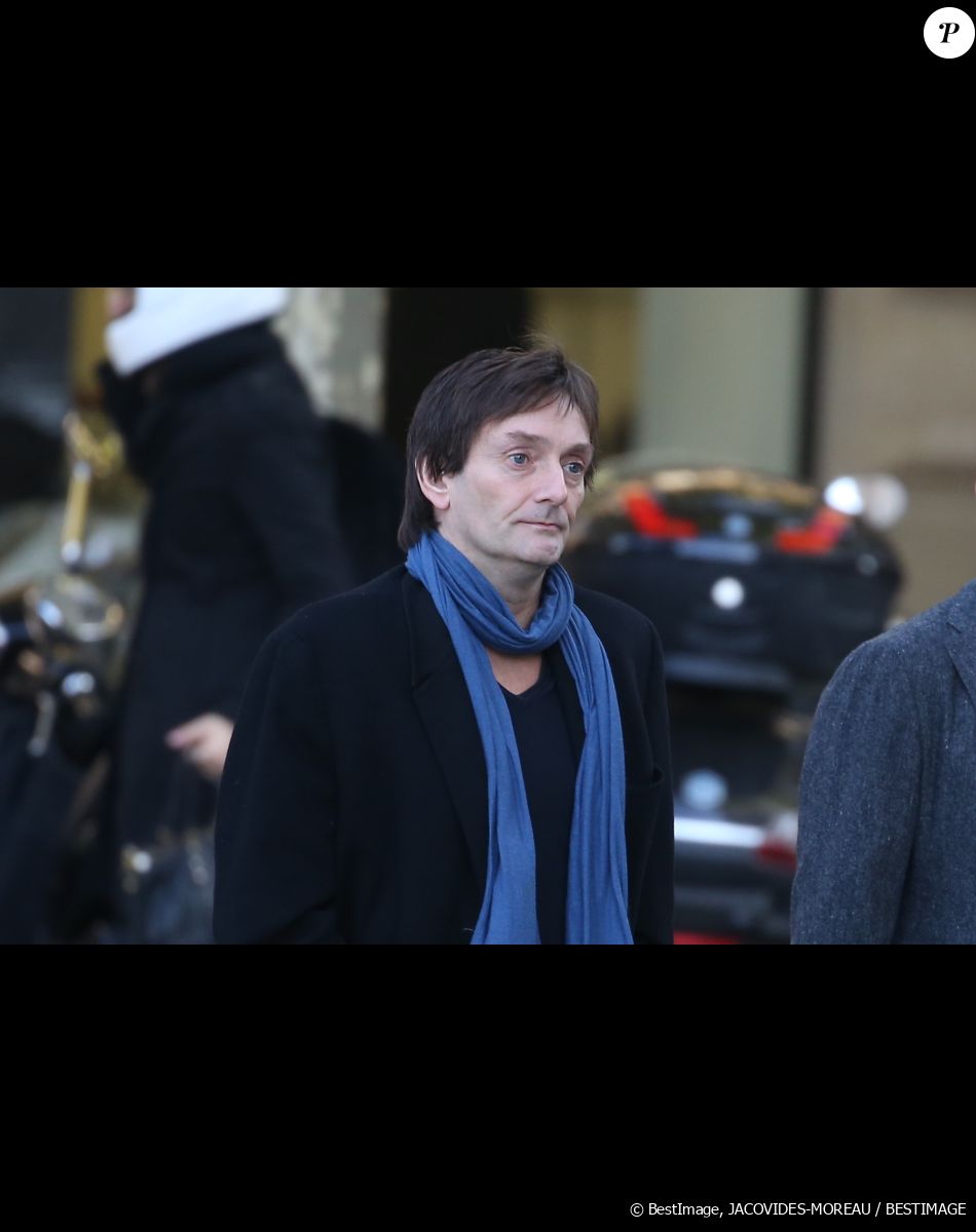 Pierre Palmade - Obsèques de Sylvie Joly en l'église Saint-Sulpice à Paris. Le 9 septembre 2015