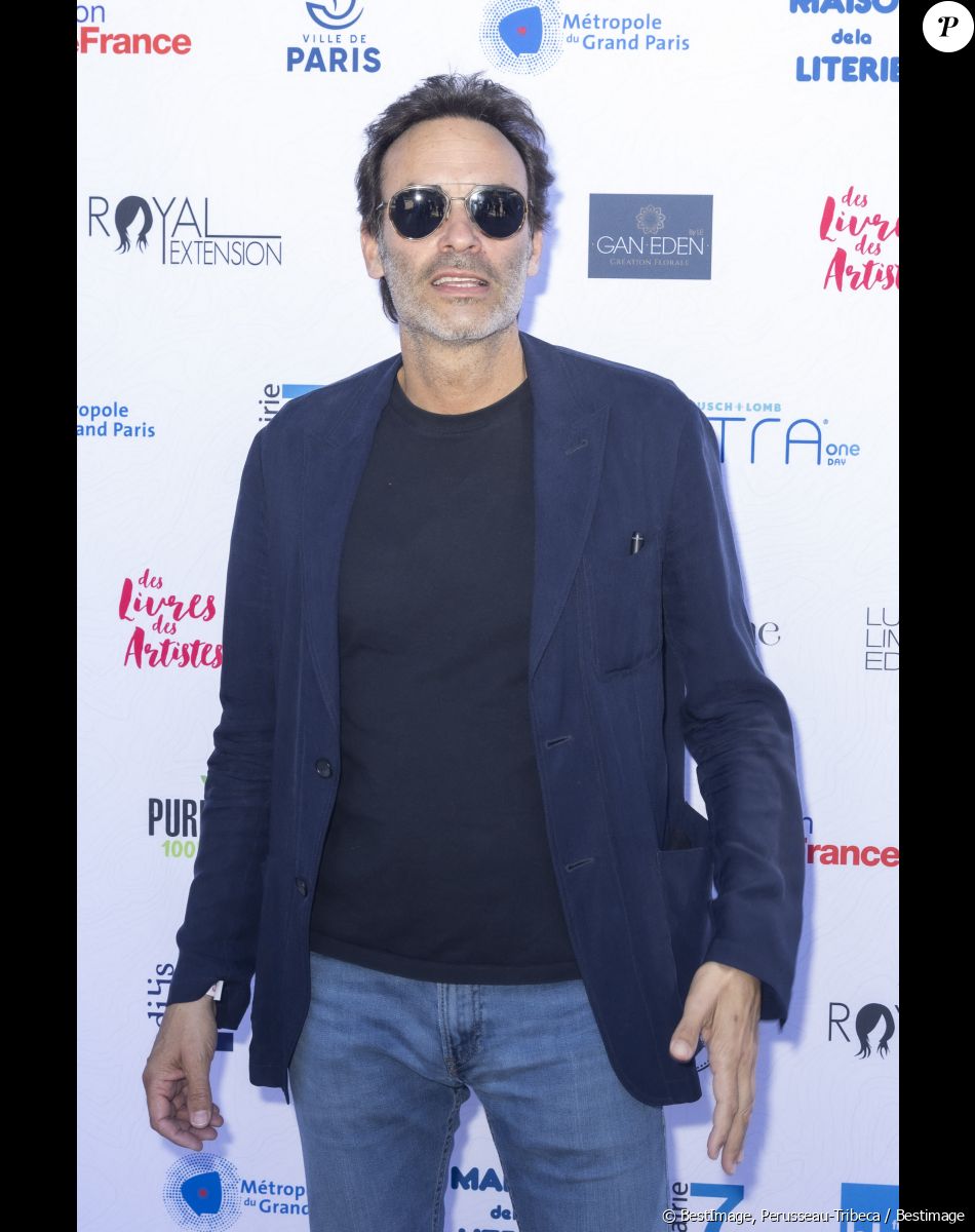 Exclusif - Anthony Delon - Festival des Livres et des Artistes organisé par l'association "Lecture pour Tous" engagée dans la lutte contre l'illettrisme au Mail Branly à Paris le2 juillet 2022. © Pierre Perusseau/ Jack Tribeca / Bestimage