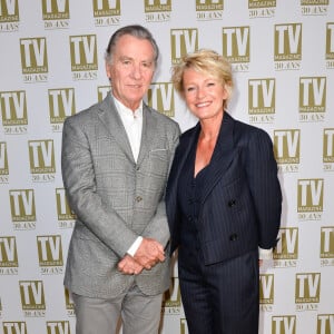 Exclusif - William Leymergie et Sophie Davant - Soirée d'anniversaire des 30 ans de TV Magazine au Pavillon des Champs-Elysées à Paris le 17 octobre 2017. © Coadic Guirec/Bestimage